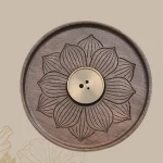 Multi-aperture Solid Wood Incense Inserted Pure Copper Incense Set DIY Household Indoor Line Incense Burner Zen Incense Holder - Image 4