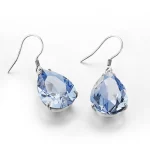 Blue Aquamarine Teardrop Earrings Silver 925 2025 Luxury Jewelry For Women Hanging With Stone Art Deco Gift Female High Quality - Image 3
