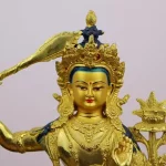 feng shui Copper Tibetan Tantric Manjushri Buddha Statue, Home Living Decor - Image 5