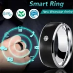 NFC Smart Finger Ring Intelligent Wear Connect Android Phone Equipment Rings Fashion Multifunctional Waterproof NFC Finger Ring