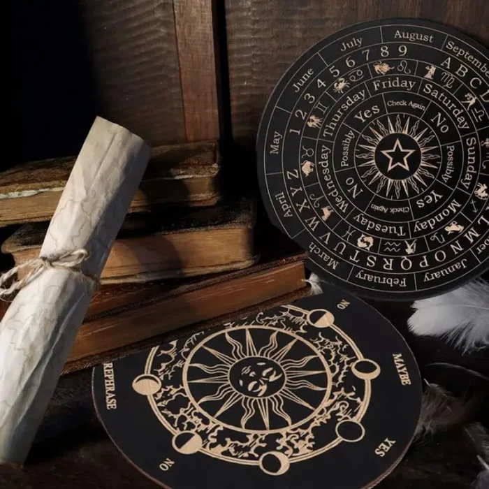 Star Pendulum Board Dowsing Divination Board Magics Meditation Decision Plate Metaphysical Message Board Witchs Altar Supplies - Image 4