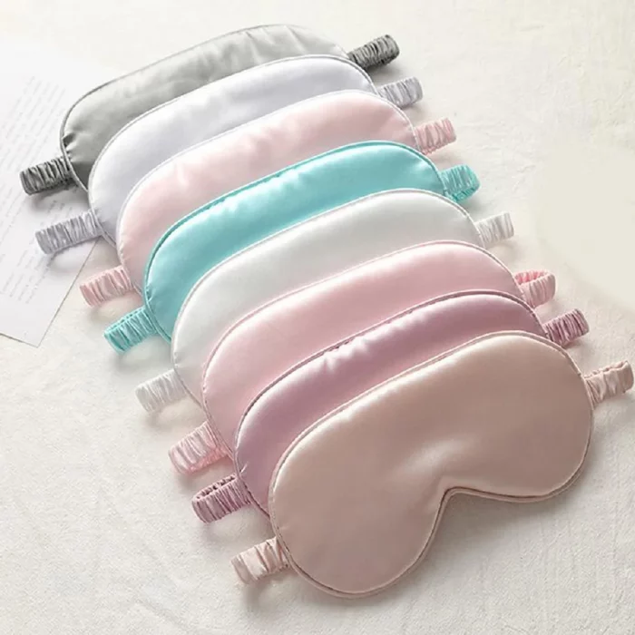 Imitated Silk Eye Patch Shading Sleep Eye Mask Eyepatch Travel Relax Cover Eyeshade Health Sleeping Shield Eye Care Tool - Image 7
