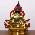 High Quality Copper Yellow God of Wealth Buddha Statue Tools Tantric Home Office Decoration - Image 3