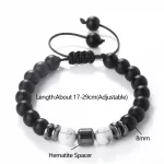 Classic Men Natural Stone Bracelet 8mm Natural Tiger Eye Onyx Stone Bracelets&Bangles Fashion Women Yoga Jewelry Friendship Gift - Image 7