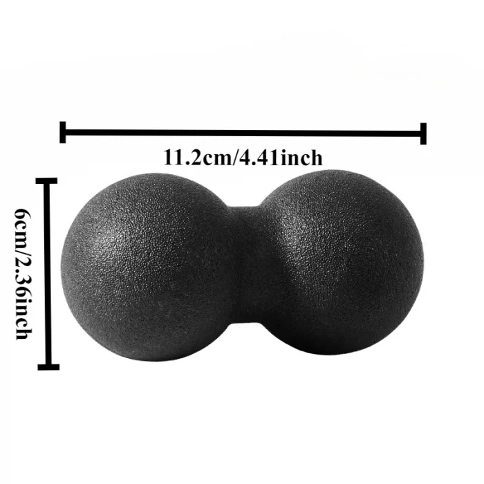 1pc Yoga Solid Peanut Massage Ball for Body Massage Muscle Relaxation Fitness Equipment Pain Relief Neck Support - Image 7