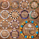 Protection Natural Stone Bracelet For Women Men Attract Good Luck Money Protection Health Crystal Citrine Tiger Eye Bracelet - Image 6