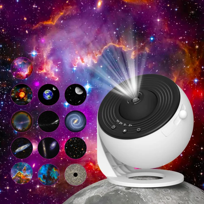 Night Light Galaxy Projector Starry Sky Projector 360° Rotate Planetarium Lamp For Kids Bedroom Valentines Day Gift Wedding Deco - Image 2