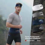 GTUBIKE Cooling Stretchy Visor Unisex Sweatband for Men Women No Slip Band Lightweight Performance Running Sun Protection Visor - Image 4