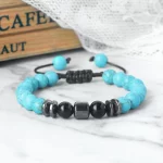 Classic Men Natural Stone Bracelet 8mm Natural Tiger Eye Onyx Stone Bracelets&Bangles Fashion Women Yoga Jewelry Friendship Gift - Image 6