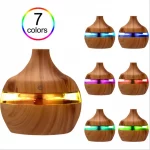 Humidifier Electric Aroma Air Diffuser Wood Ultrasonic Air Humidifier Essential Oil Aromatherapy Cool Mist Maker For Home 300ml - Image 2