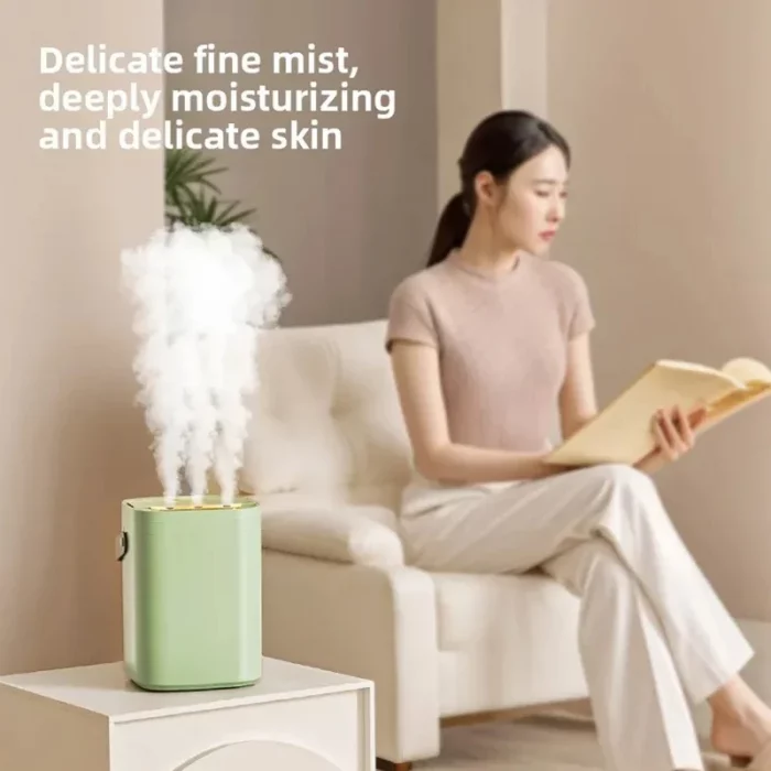 1.8L Ultrasonic Humidifier 3-in-1 Night Light Aromatherapy Diffuser Dual Filter Auto Shut-Off Ultra Quiet Baby Office Car Home - Image 3