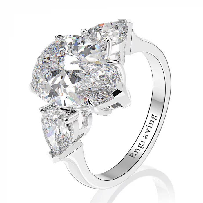 Sparkling 925 Sterling Silver 10*14mm 5ct Sapphire Ruby Topaz Lab Diamond Wedding Party Fine Jewelry Gemstone Rings for Women - Image 4