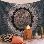 Indian Mandala Tapestry Carpet Blanket Hanging Beach Bohemian - Image 5