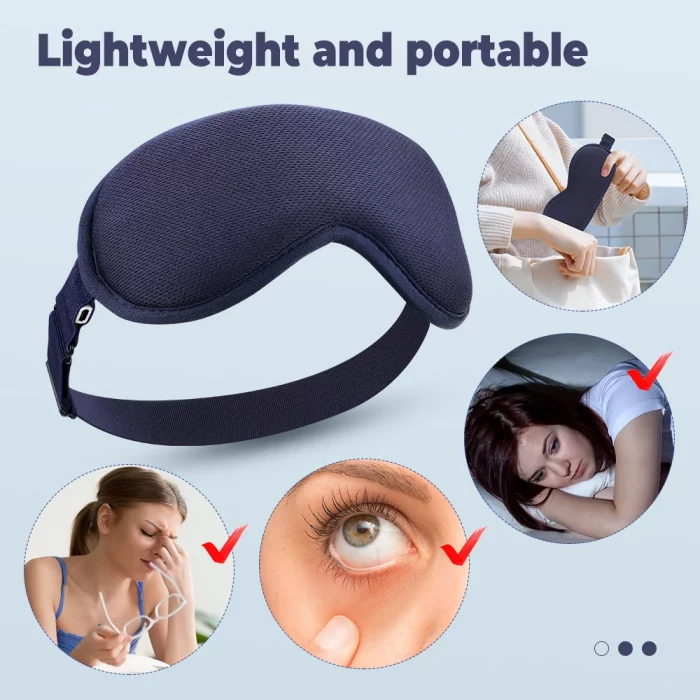 Electric 3-level Hot Compress Electric Steam Eye Mask Constant Temperature Hot Compress Smart Office Lunch Break Bedroom - Image 6