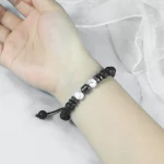 Classic Men Natural Stone Bracelet 8mm Natural Tiger Eye Onyx Stone Bracelets&Bangles Fashion Women Yoga Jewelry Friendship Gift - Image 3