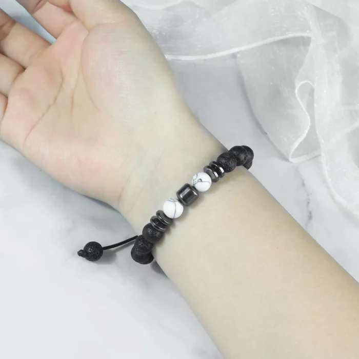 Classic Men Natural Stone Bracelet 8mm Natural Tiger Eye Onyx Stone Bracelets&Bangles Fashion Women Yoga Jewelry Friendship Gift - Image 3