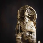 Viking God Goddes Sculpture Scandinavian Pantheon Resin Ornaments Freyja Statue Freya Norse Gods Carving Altar Heathen Asatru - Image 7