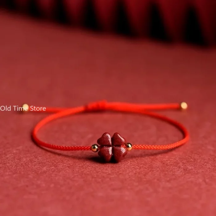 Tibetan Buddhist Lotus Flower Beads Bracelets For Women Handmade Braided Red Black Rope Lucky oga Meditation Bracelet Jewelry - Image 2