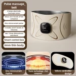 2025 EMS micro-current pulse massager waist and abdomen hot compress belt sports sweat home heating waist massage instrument - Image 5
