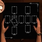 Celtic Cross Flower of Life Tarot Card Tablecloth Altar Cloth Constellation Divination Cloth For Tarot Mat Witchy Home Decor - Image 7