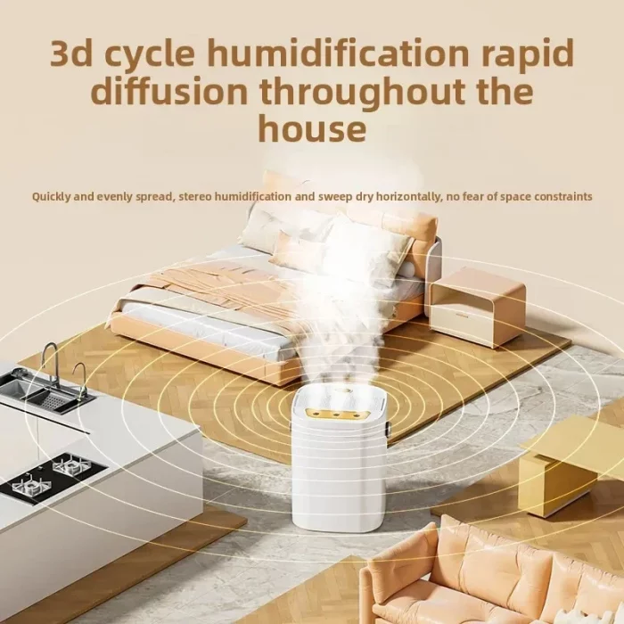 1.8L Ultrasonic Humidifier 3-in-1 Night Light Aromatherapy Diffuser Dual Filter Auto Shut-Off Ultra Quiet Baby Office Car Home - Image 7