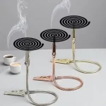 Fragrance Diffuser Incense Clip Zen Hose Candle Holder Universal Crocodile Clip for Mosquito Coil Holder Home Decor orientale