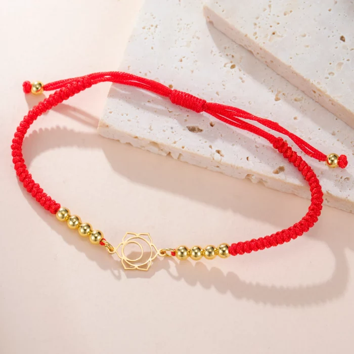Lucktune Manipura Pendant Bracelet Stainless Steel Yogo Symbol Women's Hand Bracelets Gold Color Amulet Jewelry Spiritual Gifts - Image 1