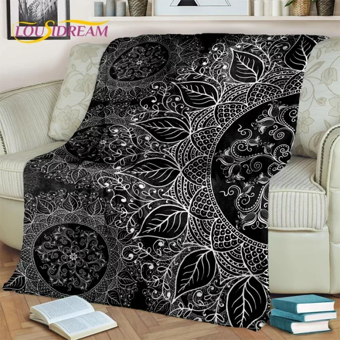 3D Bohemia Meditation Mandala nature Spirit Yoga Blanket,Soft Throw Blanket for Home Bedroom Bed Sofa Picnic Cover Blanket Kids - Image 5