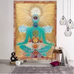 Buddha Mandala Bohemian Tapestry Art Deco Blanket Curtain Hanging Home Bedroom Living Room Decoration tapestry wall hanging - Image 2