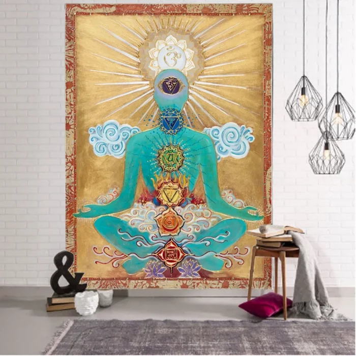 Buddha Mandala Bohemian Tapestry Art Deco Blanket Curtain Hanging Home Bedroom Living Room Decoration tapestry wall hanging - Image 2