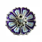 1PCS Lotus Alloy Incense Burner Stick Holder Home Buddhism Line Incense Plate Sandalwood Coil Base Temples Delicate Home Decor - Image 7