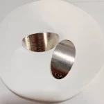 Exaggerated Metal Earrings Texture Retro Fashion Temperament Oval Brushed Textured Earrings Stud Earrings Wholesale 245 - Image 5