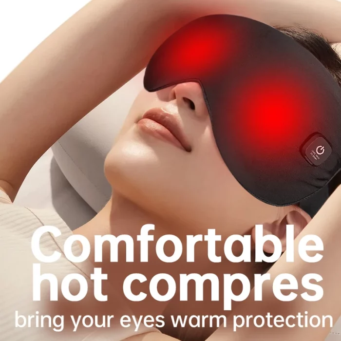 Infrared Heated Eye Smart Control Massager Timing Heating Eye Mask Reduce Dark Circles Eye Bags Type-C 3 Levels Washable - Image 2