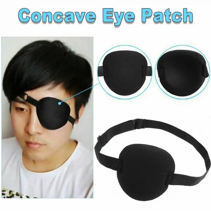 Single Eye Patch For Monocular Correction Of Amblyopia Multiuse Eye Mask For Halloween Parties Costume Parties Props Eye Patch - Image 2