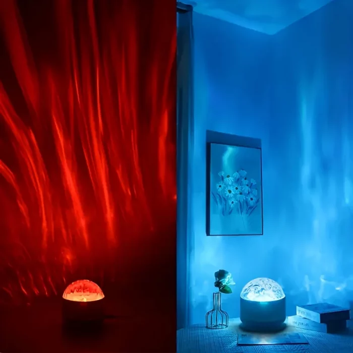 Night Sky Starry Projector Light Night Light Remote RGB 7 Modes Aurora Water Ripple Projector Lamp Party Room Decor USB Plug-in - Image 6