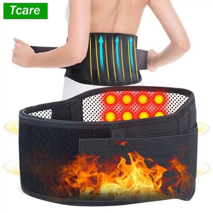 Tcare M - 4XL Adjustable Tourmaline Self Heating Magnetic Therapy Back Waist Support Belt Lumbar Brace Massage Band Health Care - Image 2