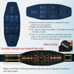 Electric Muscle Stimulator Smart Muscle Toner EMS Abdominal Toning Belt Recharge Portable Slimming Massager Fitness Equipment - Image 3