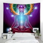 Buddha Mandala Bohemian Tapestry Art Deco Blanket Curtain Hanging Home Bedroom Living Room Decoration tapestry wall hanging - Image 7