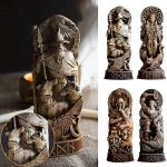 Viking God Goddes Sculpture Scandinavian Pantheon Resin Ornaments Freyja Statue Freya Norse Gods Carving Altar Heathen Asatru - Image 2