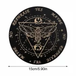 Star Pendulum Board Dowsing Divination Board Magics Meditation Decision Plate Metaphysical Message Board Witchs Altar Supplies - Image 7