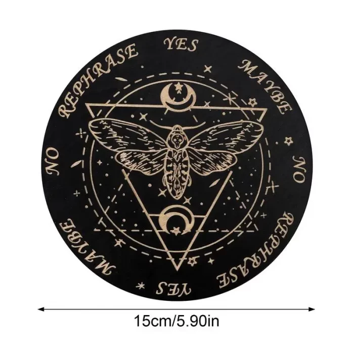 Star Pendulum Board Dowsing Divination Board Magics Meditation Decision Plate Metaphysical Message Board Witchs Altar Supplies - Image 7