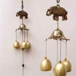 Retro Wind Chimes Copper Wind Bell Hanging Pendants Garden Decorations Outdoor Oriental Lucky Pendants - Image 5