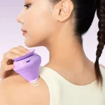 Electric Adsorption Type Massager Ball 2 Adjustable Temperature Vibrate Silicone Massage Cone Trigger Point Ergonomic - Image 3