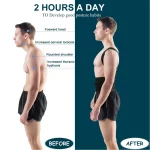 Back Brace Posture Corrector for Women & Men,Back Straightener, Scoliosis and Hunchback Correction,Adjustable Posture Trainer - Image 4