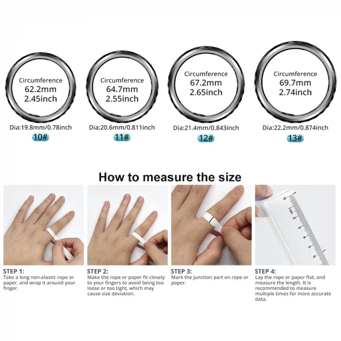 2024 COLMI R11 Smart Ring, Fidget Spinner Anxiety Relieve Ring with Charging Case for Men, Health Sleep Monitor, 5ATM Waterproof - Image 5