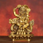 Copper God of Wealth Ornaments Buddha Statue Home Office Enshrined To Attract Wealth Bronze Statue - Image 2