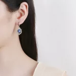Vintage Natural Moonstone Kyanite Earrings Elegant Labradorite Gemstone Drop Earring Engagement Wedding Party Jewelry Gifts - Image 5