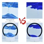 Quicksand Table Lamp Internet Red Hourglass Decompression Ornament 3D Three-dimensional Sand Painting Water Painting Colorful - Image 3