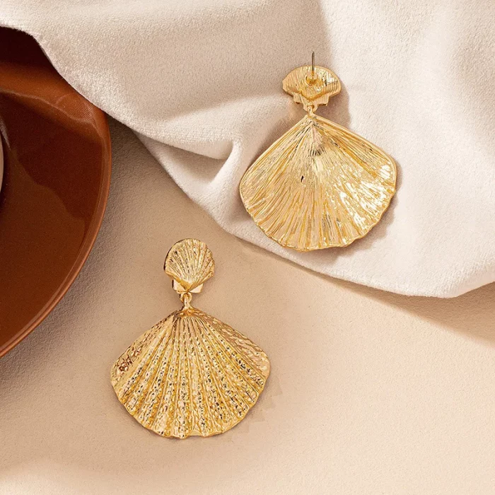 Beach Shell Vintage Women Drop Earrings Exaggerate Trend Fashion Personality Party Gifts Jewelry Exquisite Accessories RG0117 - Image 3