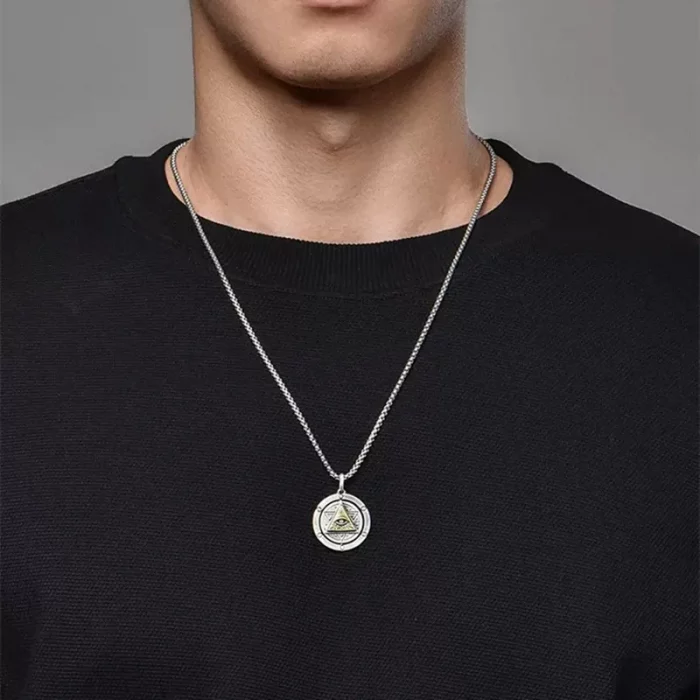 Eye of Horus Necklace Evil Eye Pendant Ancient Egypt Protection Necklace Jewelry Gift Men and Women Spiritual Amulets - Image 5